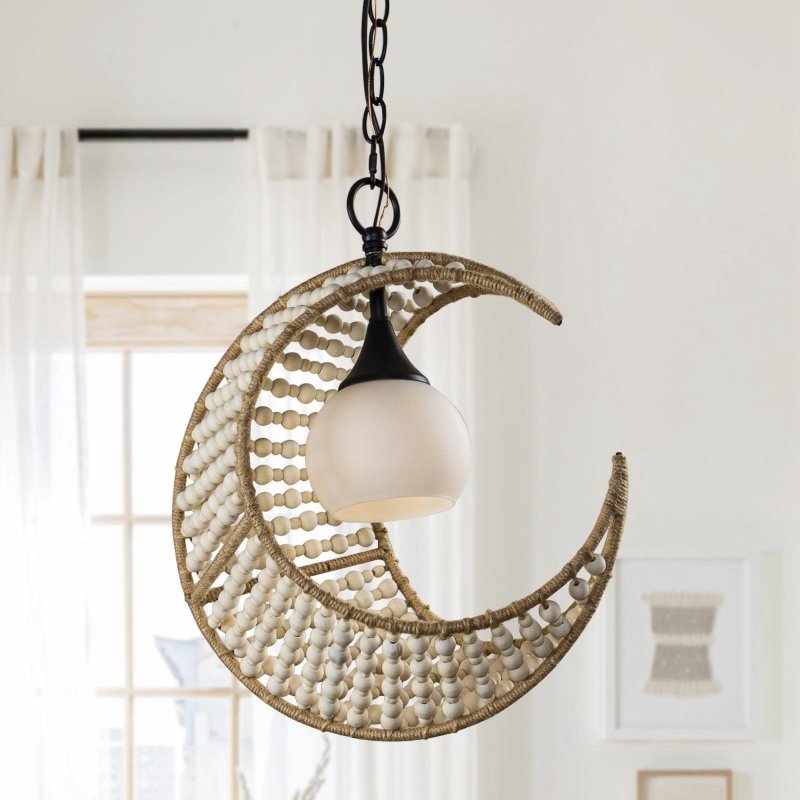 1 - Light Farmhouse Boho Pendant Lighting - FCHF CITY