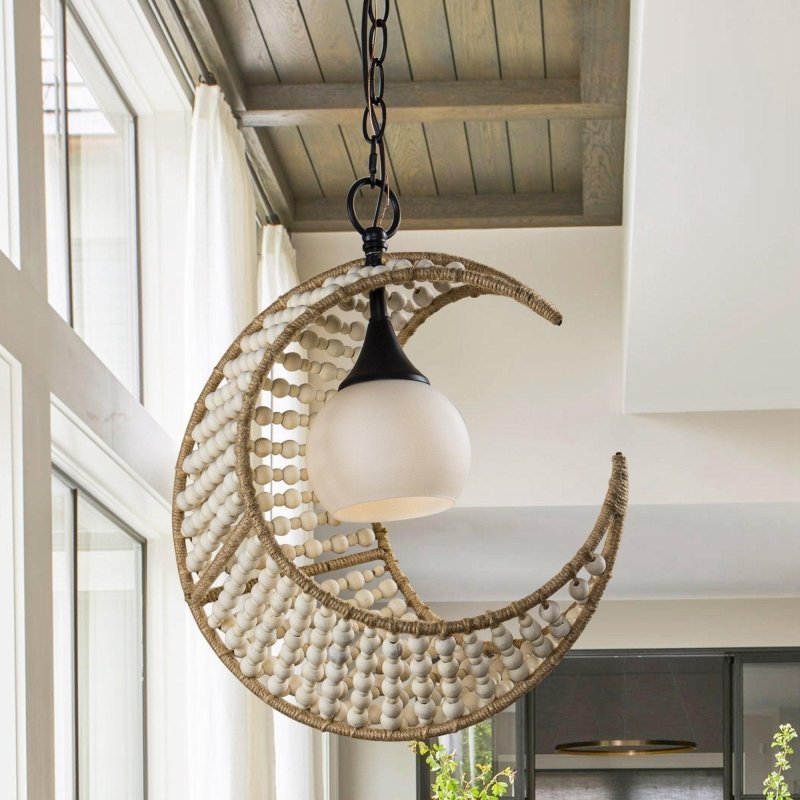 1 - Light Farmhouse Boho Pendant Lighting - FCHF CITY