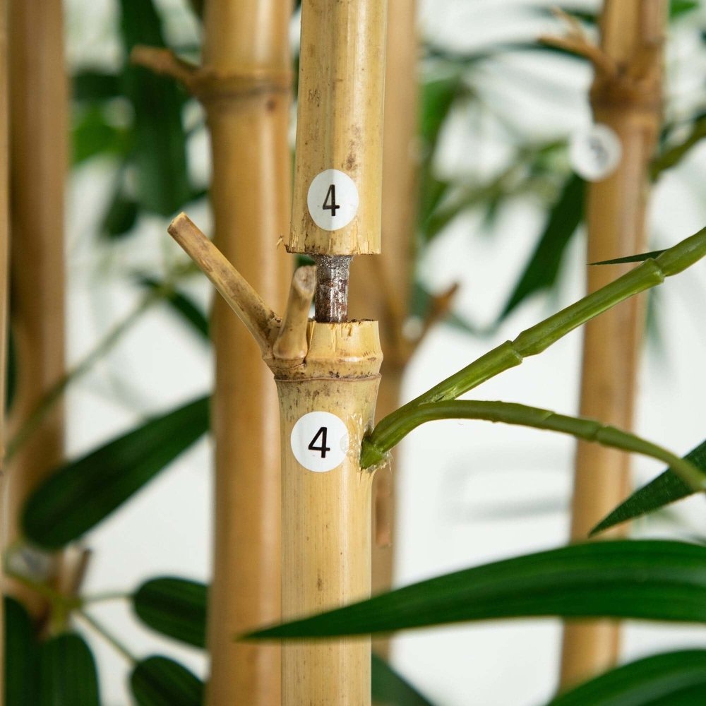 10’ Artificial Bamboo Tree with Real Bamboo Trunks - FCHF CITY