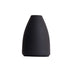 10” Cone Stone Vase Black Matte - FCHF CITY
