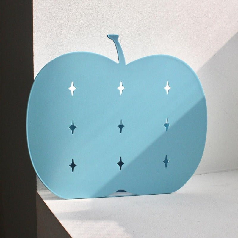 Decorative Apple Desktop Organizer for Files & Tablets