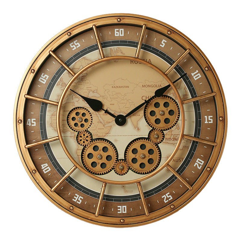 18″ Mechanical Gear Wall Clock - FCHF CITY