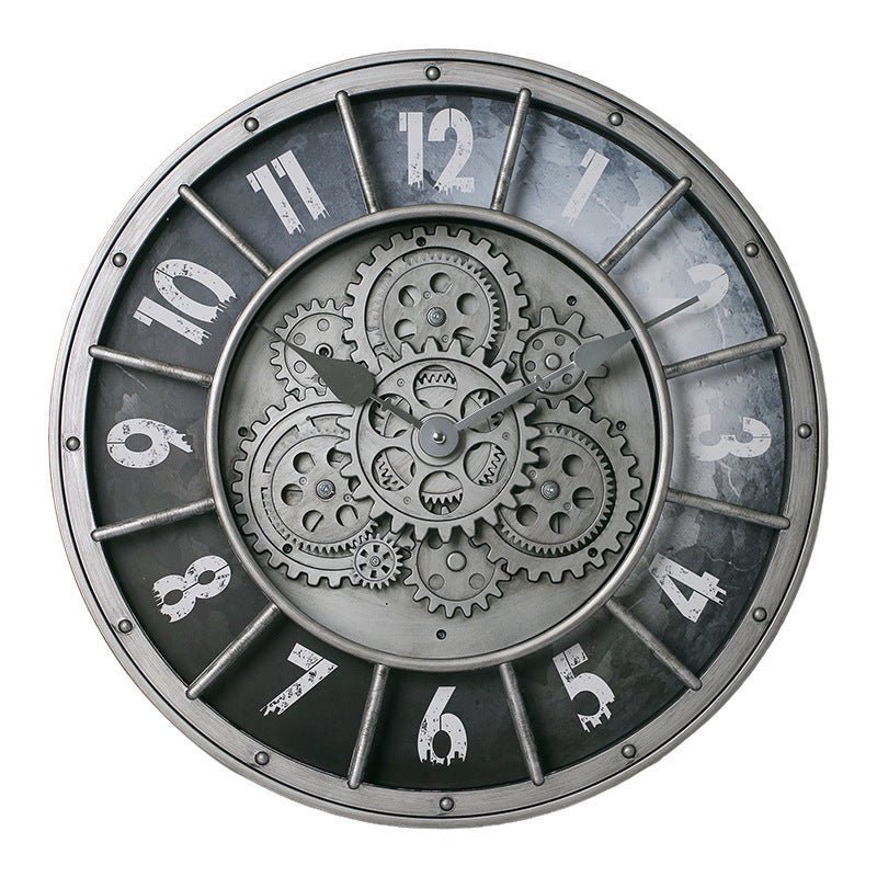 18″ Mechanical Gear Wall Clock - FCHF CITY