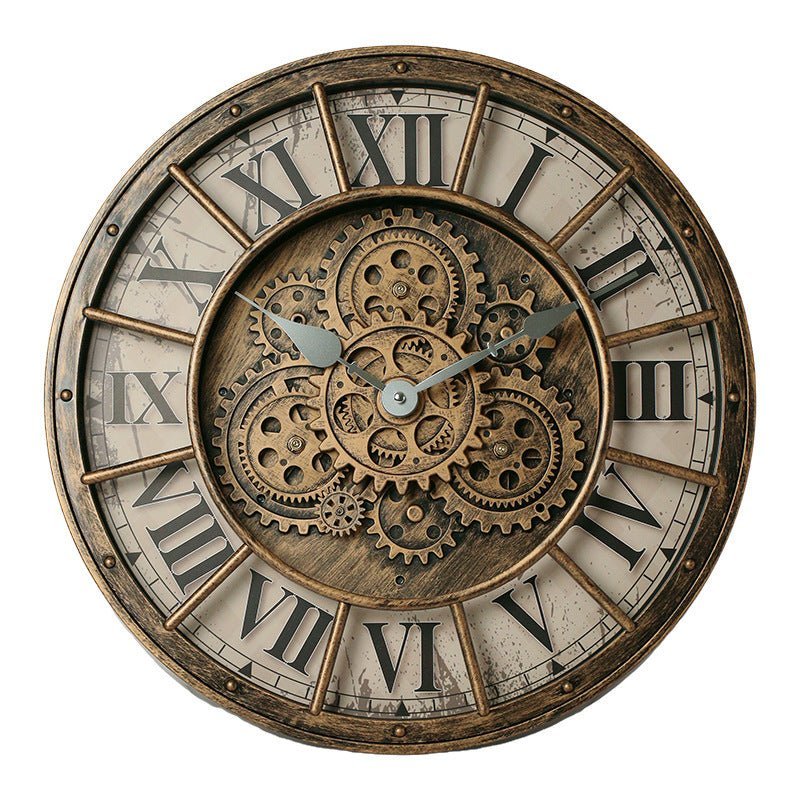18″ Mechanical Gear Wall Clock - FCHF CITY