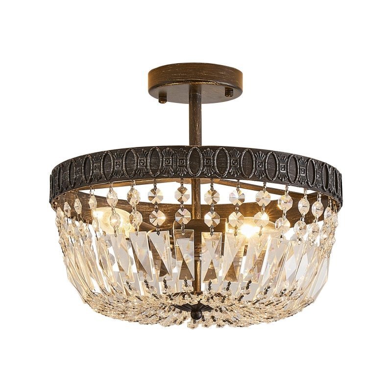 3 - Light Crystal Drum Chandelier Lighting - FCHF CITY