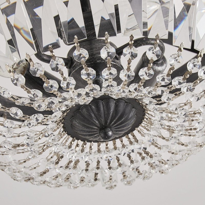3 - Light Crystal Drum Chandelier Lighting - FCHF CITY