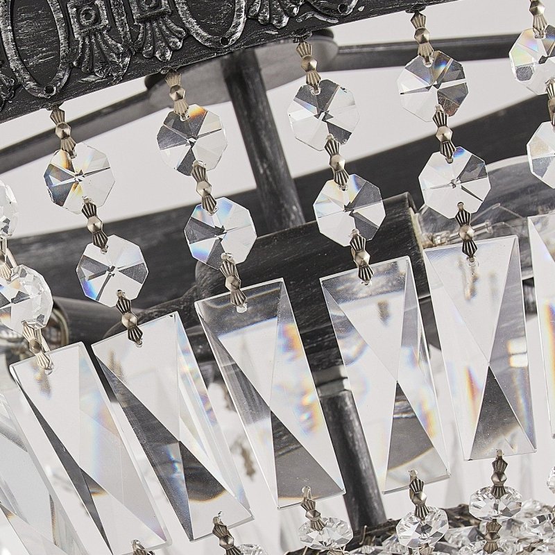 3 - Light Crystal Drum Chandelier Lighting - FCHF CITY