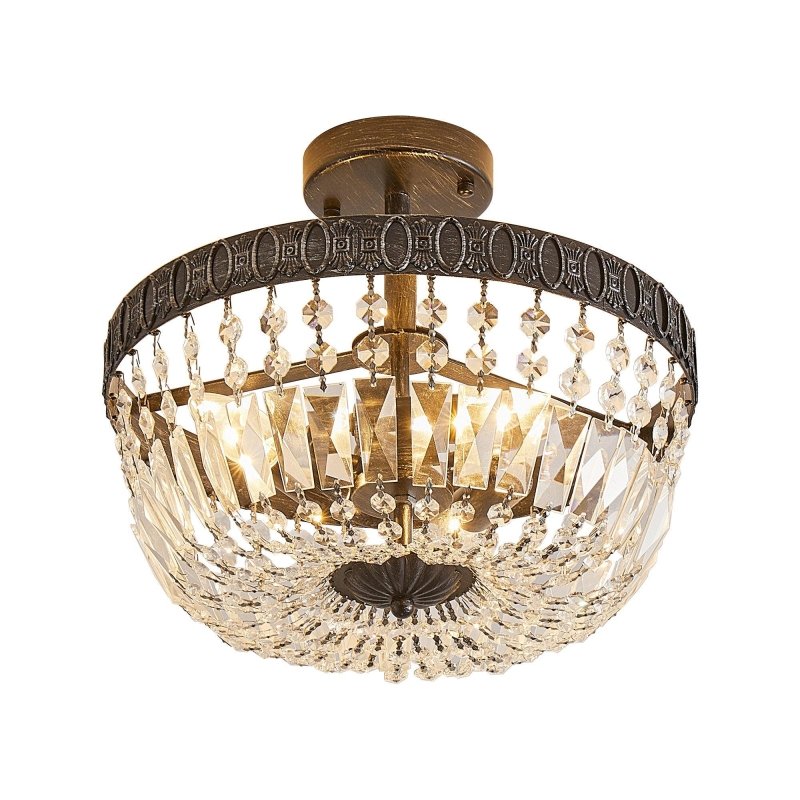 3 - Light Crystal Drum Chandelier Lighting - FCHF CITY