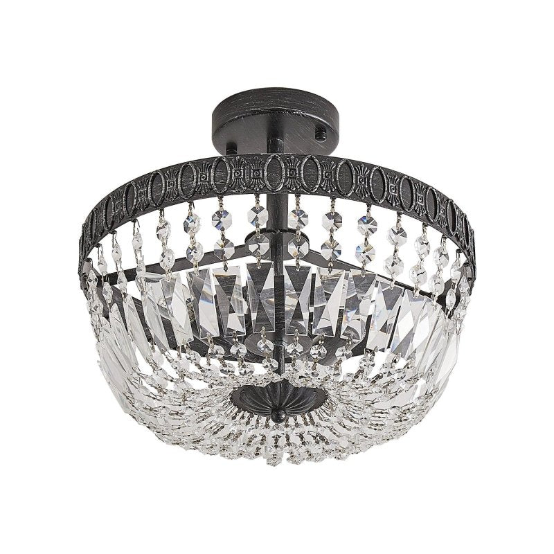 3 - Light Crystal Drum Chandelier Lighting - FCHF CITY