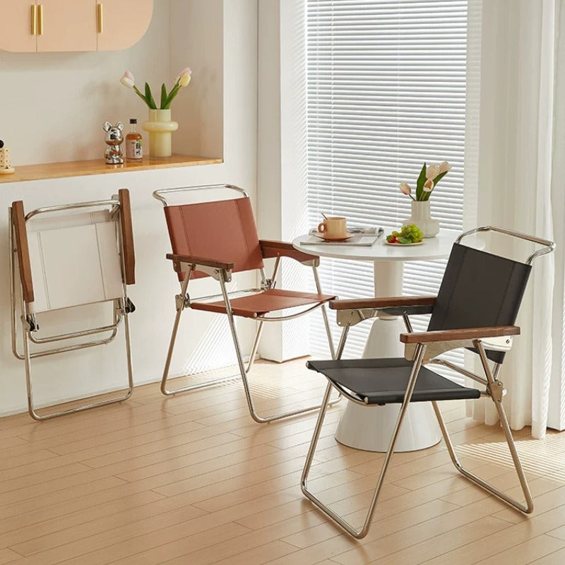 Mid‑Century Folding Lounge Chair for Home & Office