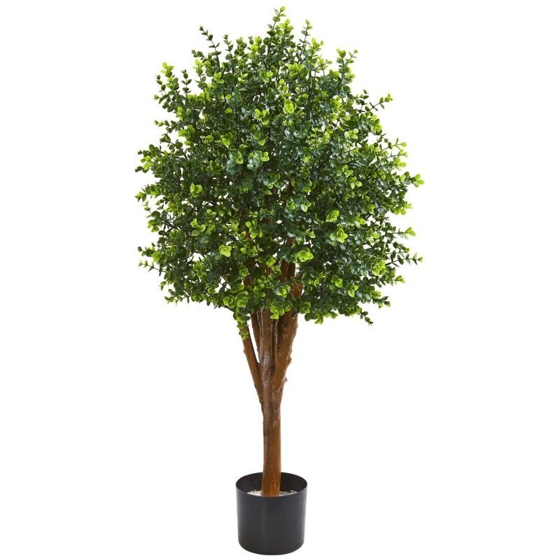 4’ Eucalyptus Artificial Tree UV Resistant Indoor/Outdoor) - FCHF CITY