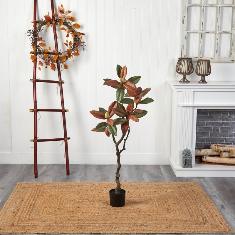 4’ Fall Magnolia Artificial Tree - FCHF CITY
