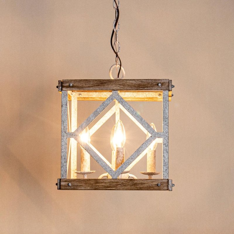 4 - Light Farmhouse White Pendant Lighting - FCHF CITY