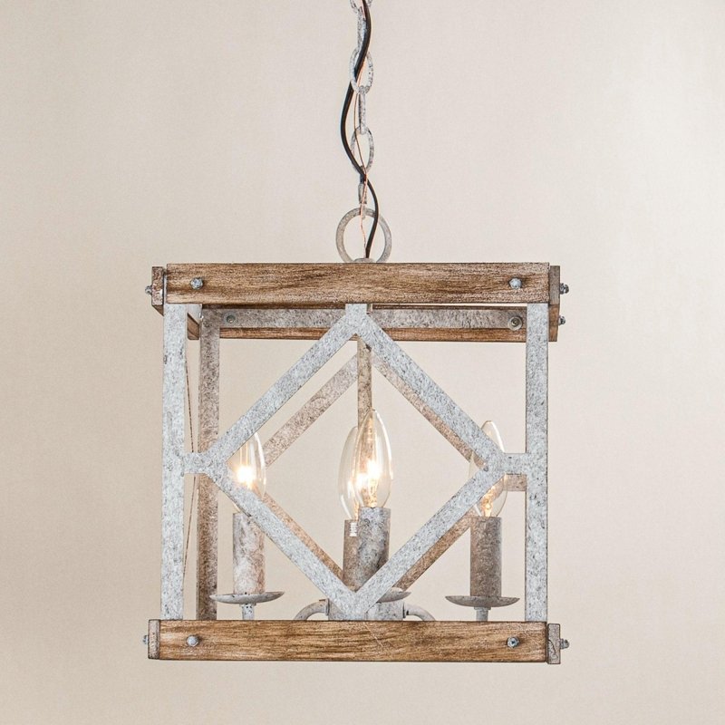 4 - Light Farmhouse White Pendant Lighting - FCHF CITY