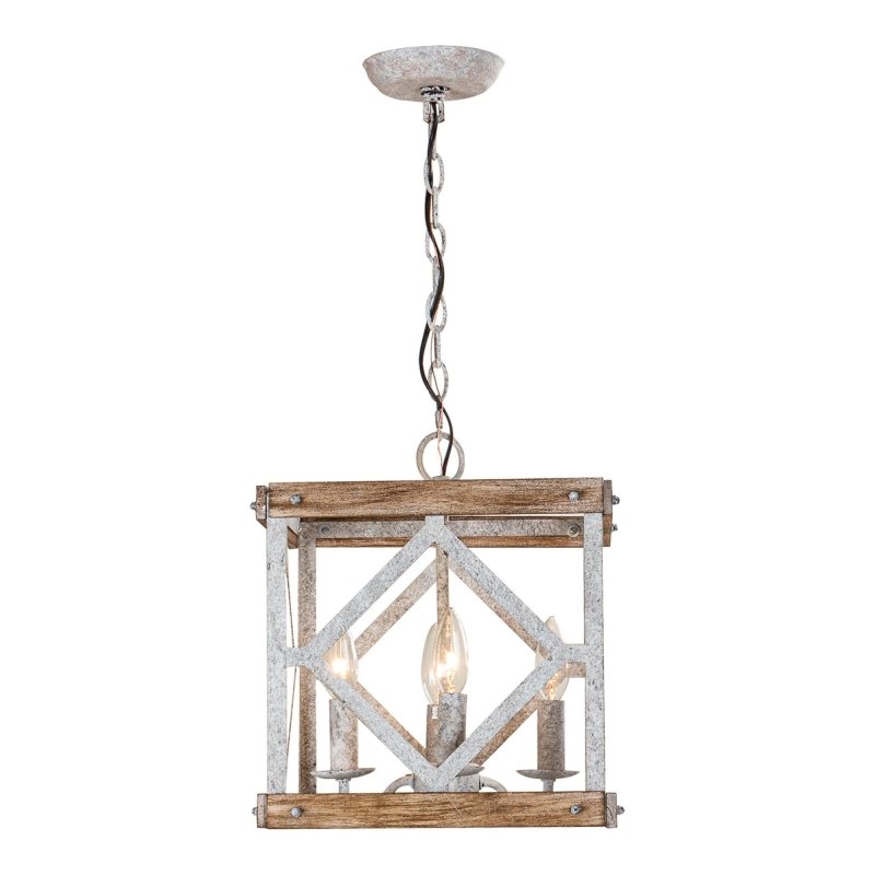 4 - Light Farmhouse White Pendant Lighting - FCHF CITY