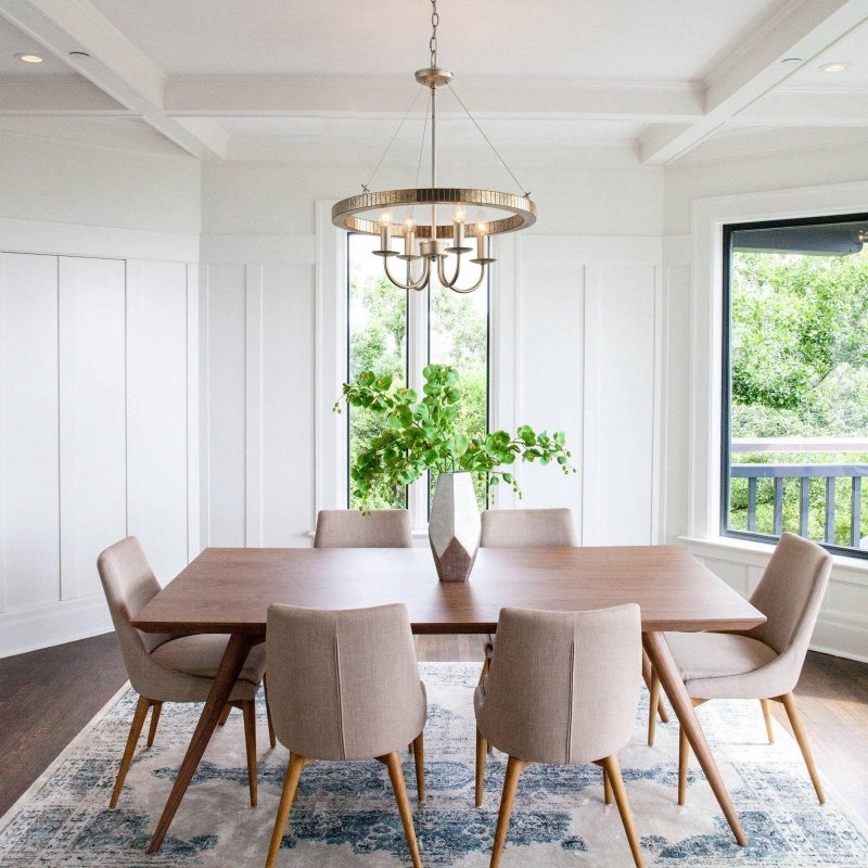 4 - Light Iron Modern Pendant Lighting with Acrylic Lens - FCHF CITY