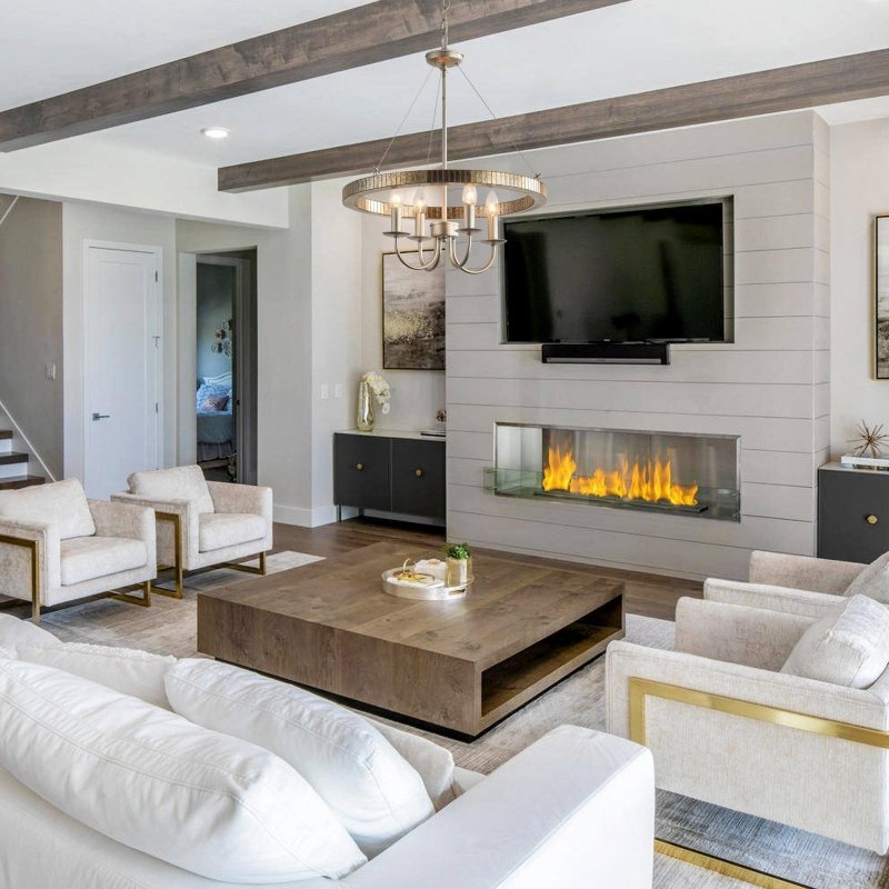 4 - Light Iron Modern Pendant Lighting with Acrylic Lens - FCHF CITY