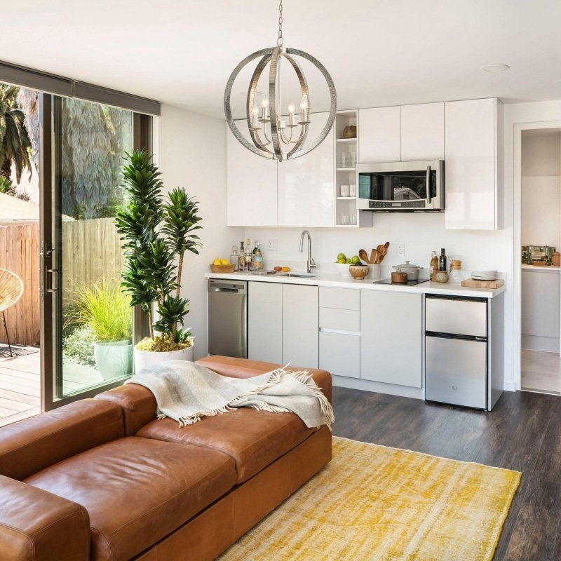 4 - Light Satin Nickel Modern Iron Chandelier Industrial Classic Ceiling Pendant Lights - FCHF CITY