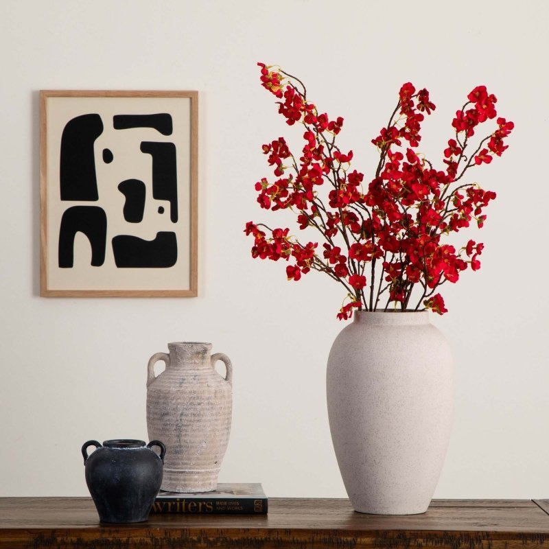 41" Artificial Cherry Blossom Flower Stems - Set of 3 - FCHF CITY