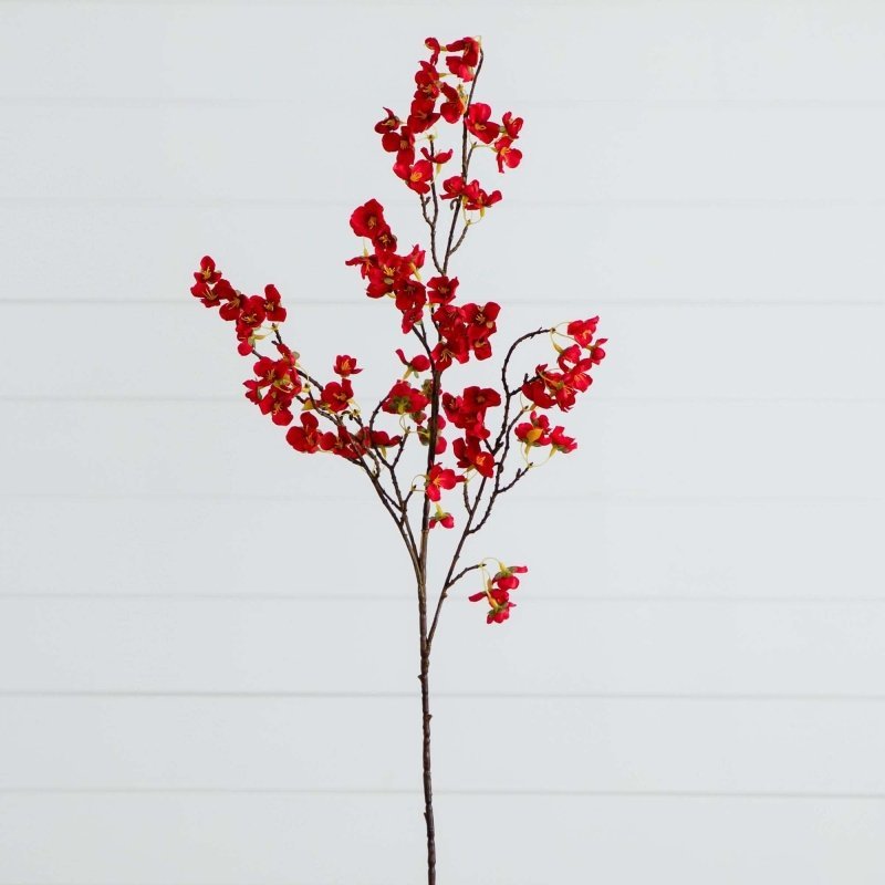 41" Artificial Cherry Blossom Flower Stems - Set of 3 - FCHF CITY