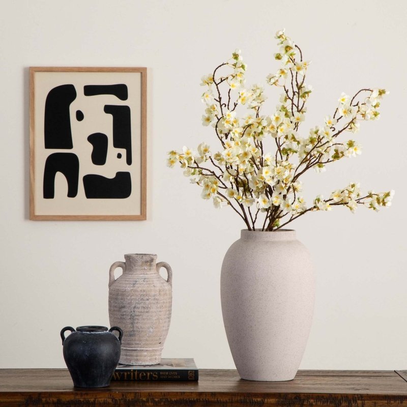 41" Artificial Cherry Blossom Flower Stems - Set of 3 - FCHF CITY