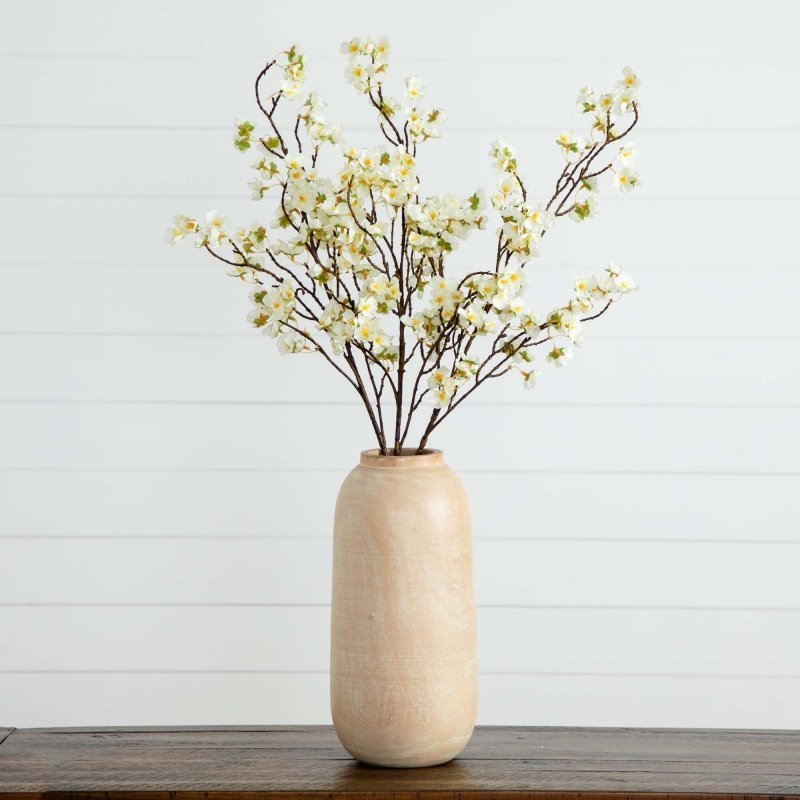 41" Artificial Cherry Blossom Flower Stems - Set of 3 - FCHF CITY