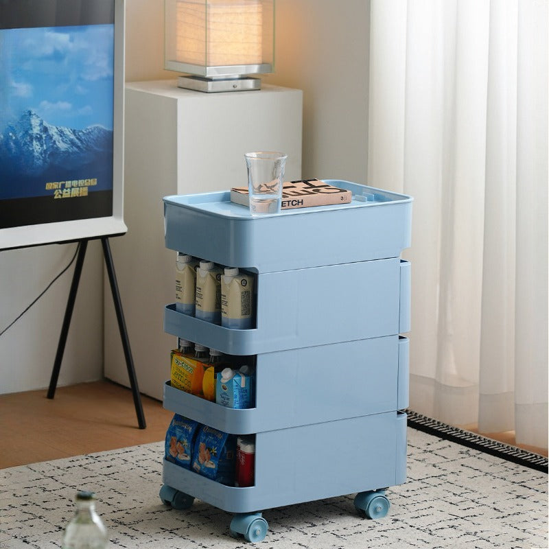 No Odor ABS Rolling Storage Chest with 4 Drawers