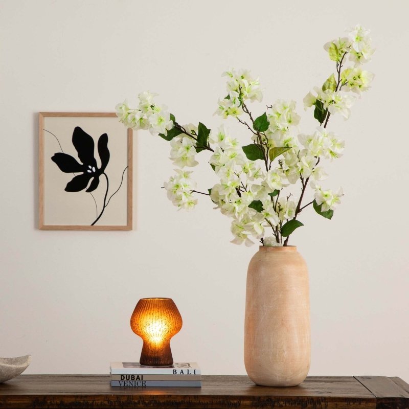 47" Artificial Bougainvillea Flower Stems - Set of 3 - FCHF CITY