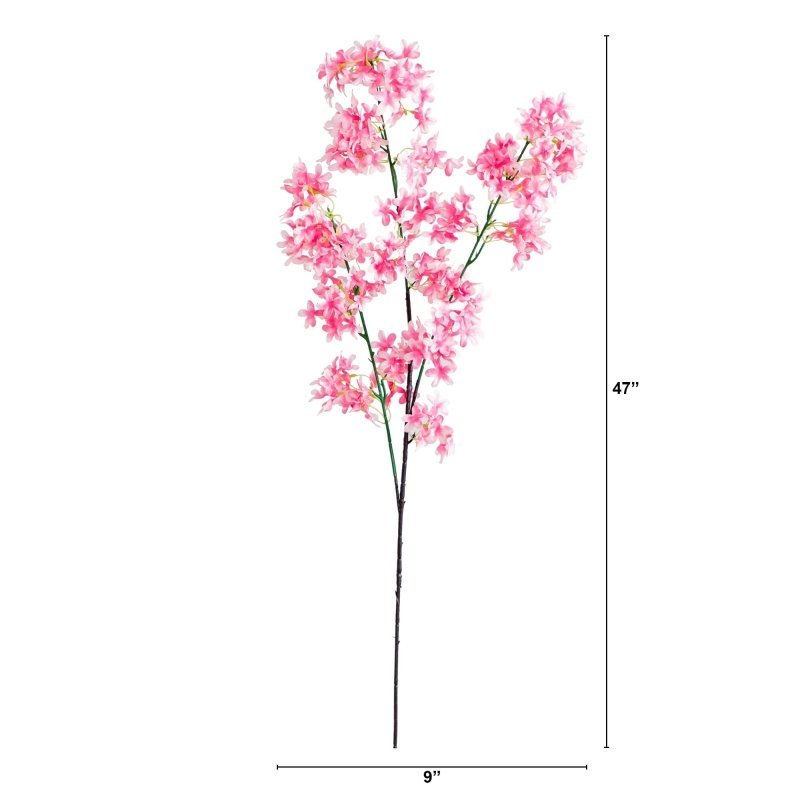 47" Artificial Cherry Blossom Flower - Set of 3 - FCHF CITY
