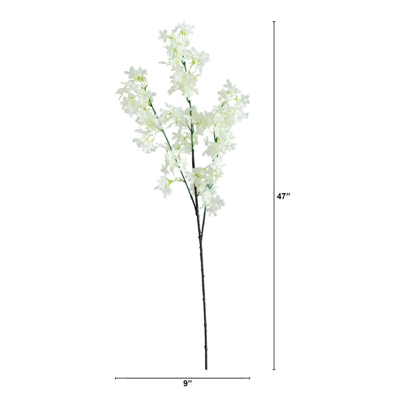 47" Artificial Cherry Blossom Flower - Set of 3 - FCHF CITY