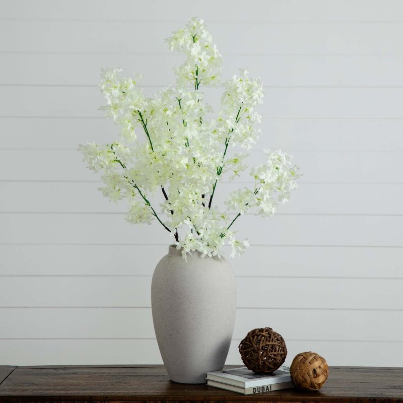 47" Artificial Cherry Blossom Flower - Set of 3 - FCHF CITY