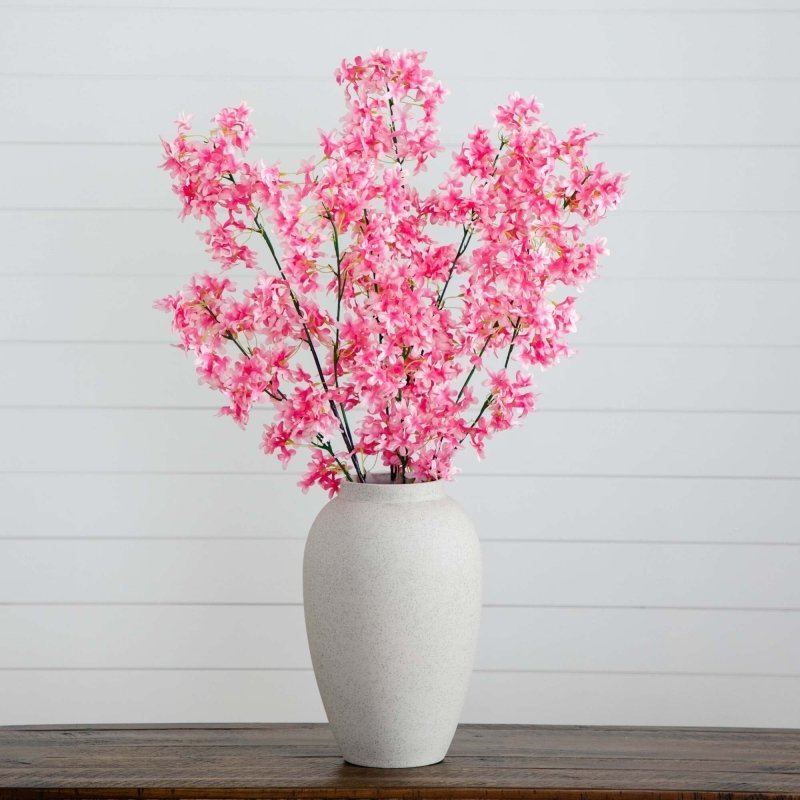 47" Artificial Cherry Blossom Flower - Set of 3 - FCHF CITY