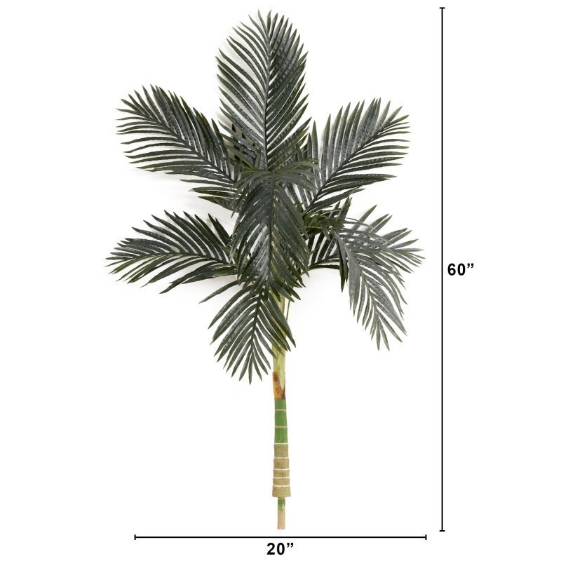 5’ Artificial Golden Cane Palm Tree Without Pot - FCHF CITY