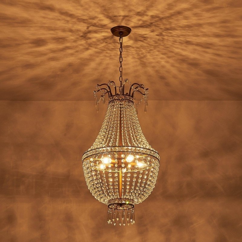 5 - Light Modern Pendant Light with Crystal Strands - FCHF CITY