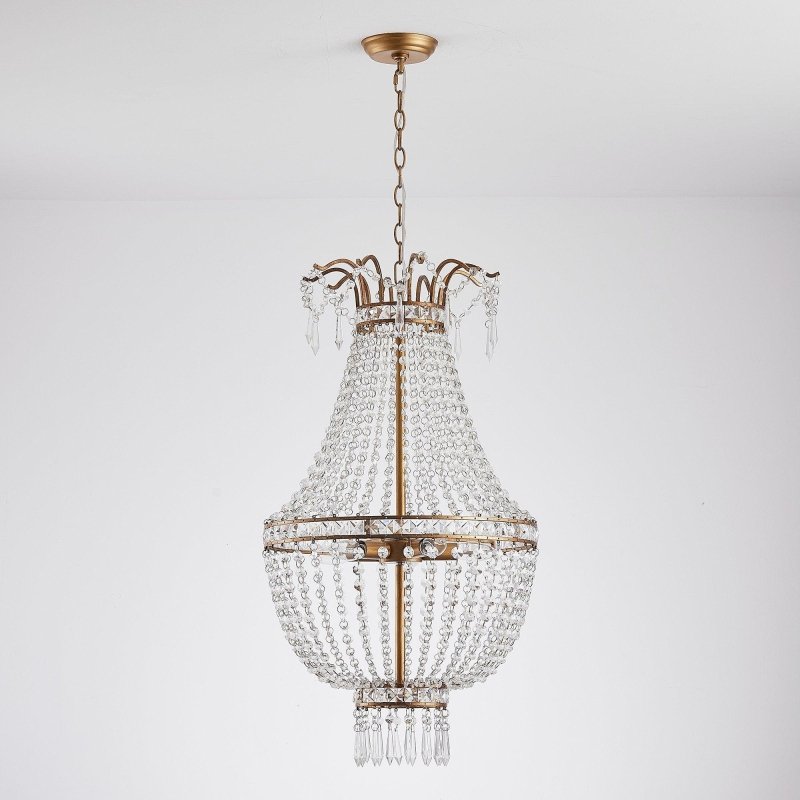 5 - Light Modern Pendant Light with Crystal Strands - FCHF CITY
