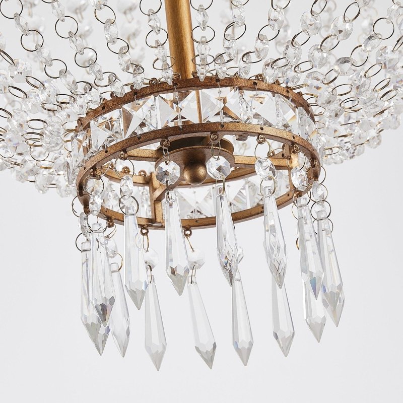 5 - Light Modern Pendant Light with Crystal Strands - FCHF CITY