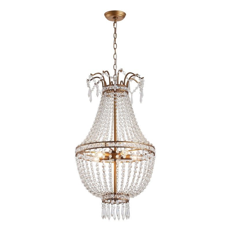 5 - Light Modern Pendant Light with Crystal Strands - FCHF CITY
