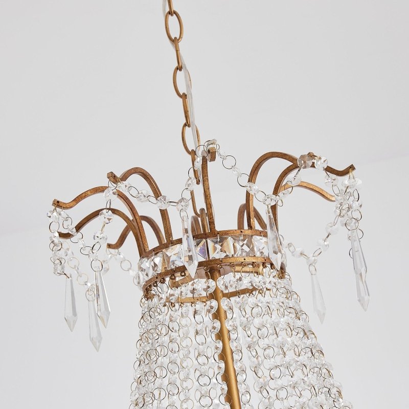 5 - Light Modern Pendant Light with Crystal Strands - FCHF CITY