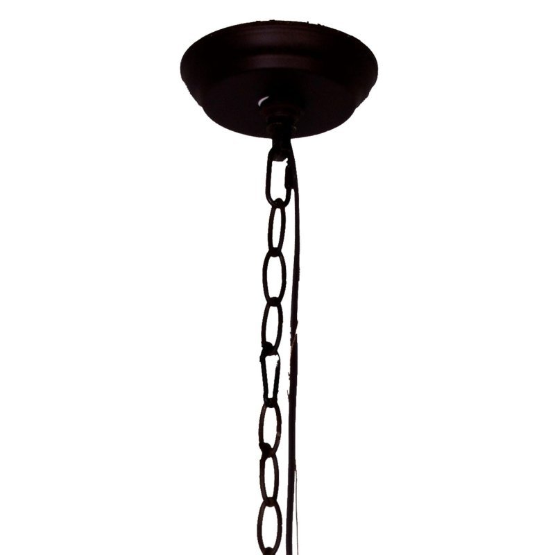 5 - Lights Antique Wooden Candle Chandelier - FCHF CITY