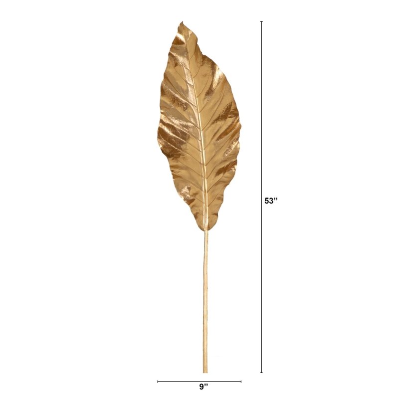 53" Artificial Gold Travelers Palm Stems - Set of 3 - FCHF CITY