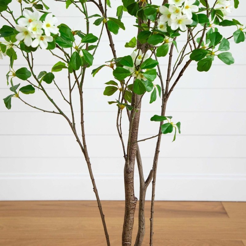 6’ Artificial Dogwood Tree with Real Touch Leaves - FCHF CITY