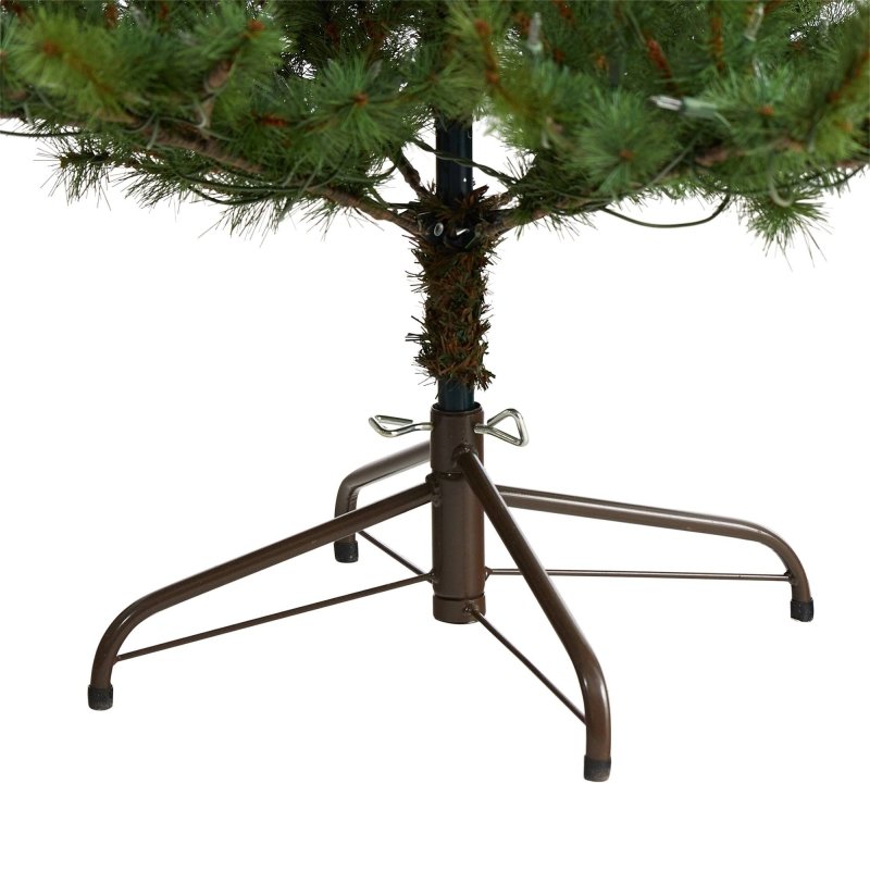 6’ Vancouver Mountain Pine Artificial Christmas Tree with 350 Clear Lights and 1332 Bendable Branches - FCHF CITY