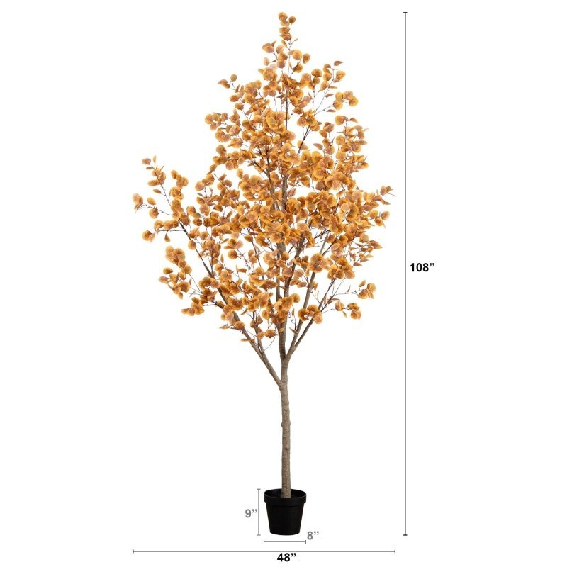 9’ Autumn Eucalyptus Artificial Fall Tree - FCHF CITY