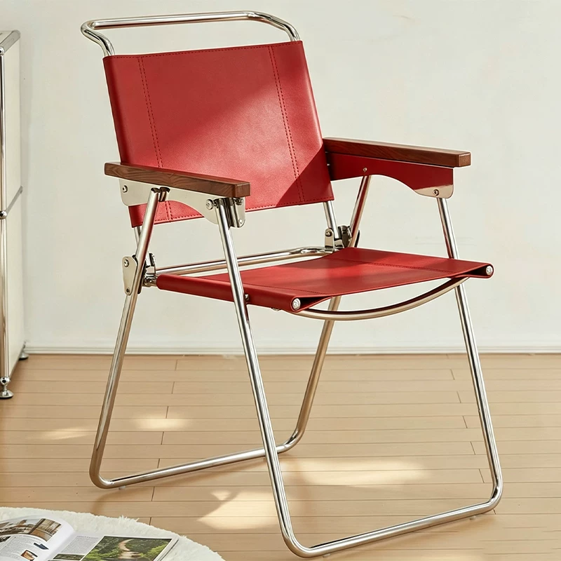 Mid‑Century Folding Lounge Chair for Home & Office