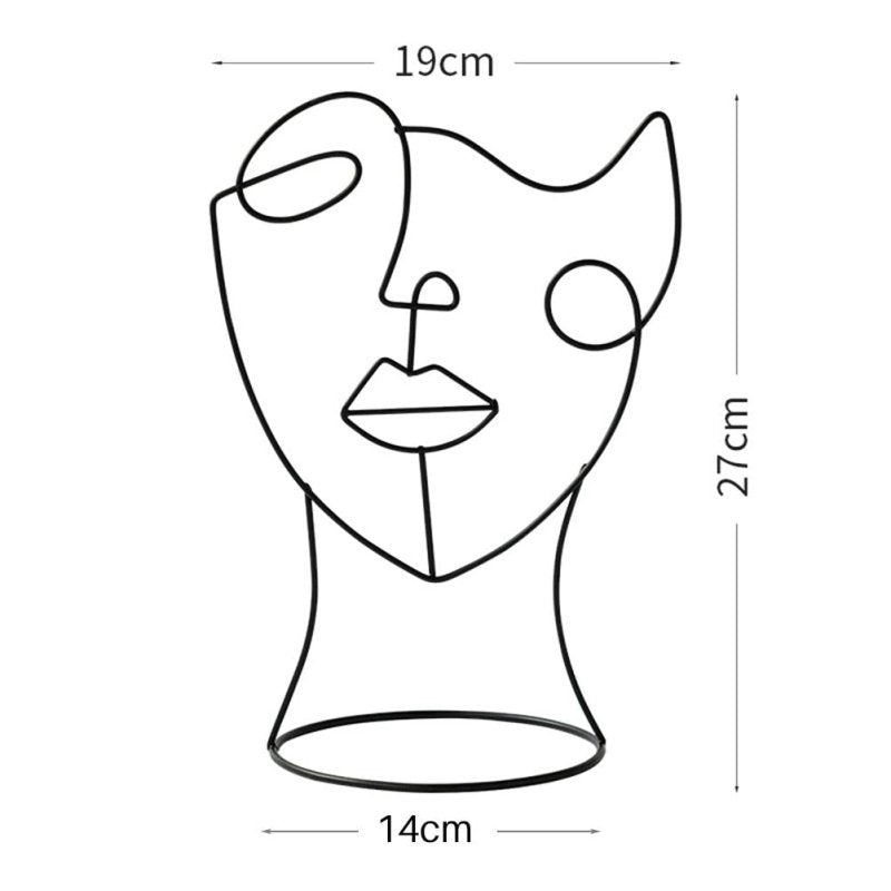 Abstract Face Sculpture - FCHF CITY
