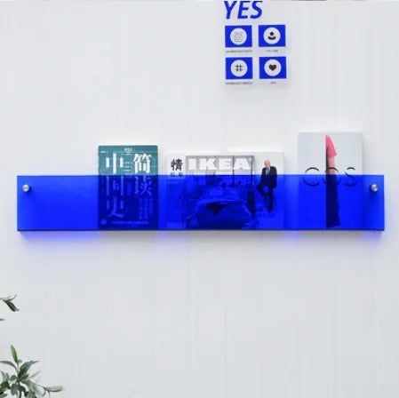 Acrylic Wall - Mounted Magazine Shelf - FCHF CITY
