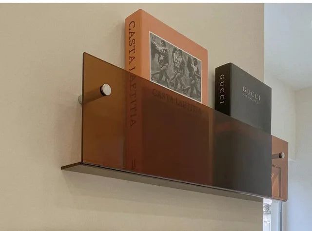 Acrylic Wall - Mounted Magazine Shelf - FCHF CITY
