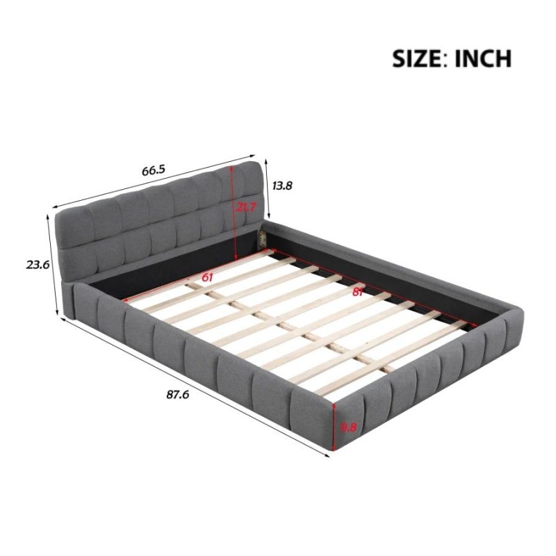 Adani Queen size Bed Frame - FCHF CITY