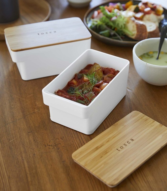 Airtight Food Storage Container - Bamboo Lid - FCHF CITY