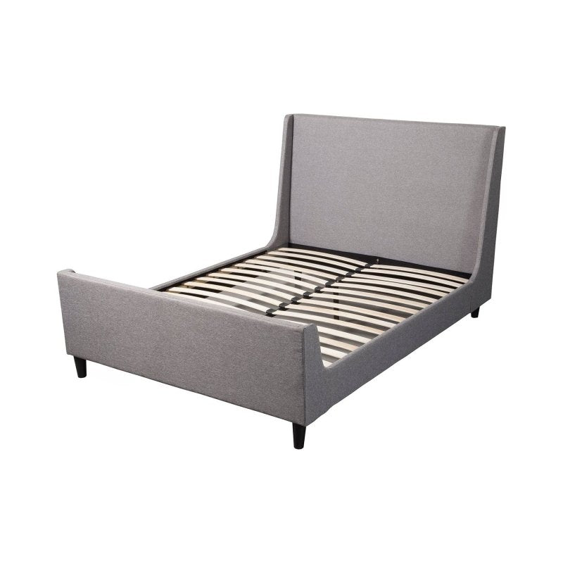 Amber Bed, Grey Linen - FCHF CITY